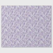 Pretty Lavender Flowers Birthday ラッピングペーパー (フラット)