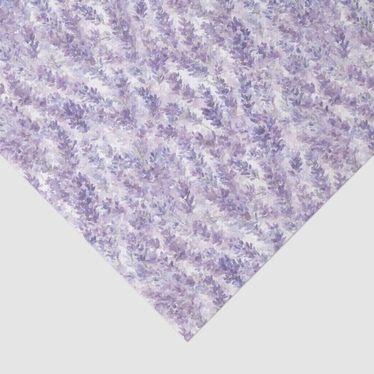 Pretty Lavender Flowers Birthday 薄葉紙 (詳細)