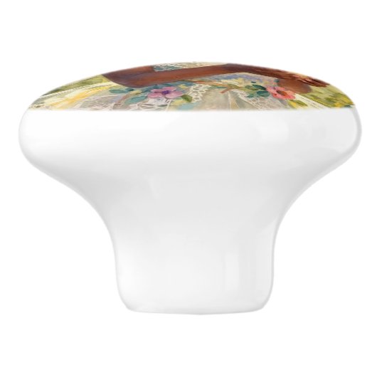 Pretty Lil Fairy with Cupcake | Fairytale セラミックノブ (側面)