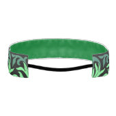 Pretty Lilac Floral Border アスレチックヘッドバンド (裏面)