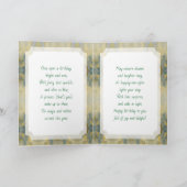 Pretty Little Fairy Girl Happy Birthday カード (内部)