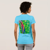 Pretty Little Orchid Bird Tシャツ (裏面フル)