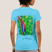 Pretty Little Orchid Bird Tシャツ (裏面)