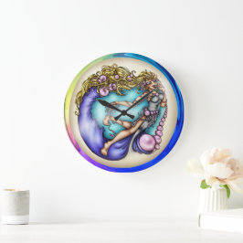 Pretty Little Pearl Clock ラージ壁時計