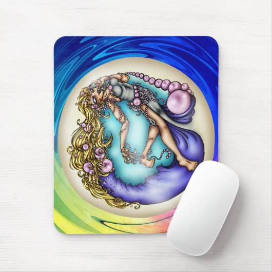 Pretty Little Pearl Mouse Pad マウスパッド (マウス)