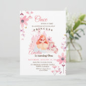 Pretty Little Princess Flower Birthday  招待状 (スタンド正面)