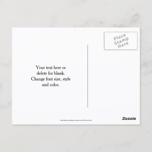 Pretty Llama Farm Animal Personalized ポストカード (裏面)