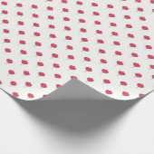 Pretty lush pink tulips pattern ラッピングペーパー (角)