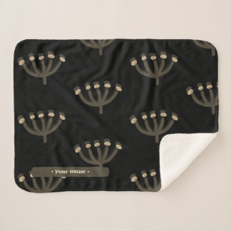 Pretty Night Mimosa Floral Customize  シェルパブランケット