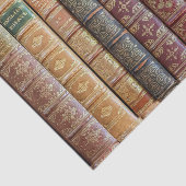 Pretty Old Book Spines Decoupage 薄葉紙 (詳細)