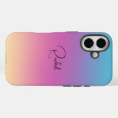 Pretty Ombre Personalized Phone Case-Mate iPhoneケース (裏面 (横))