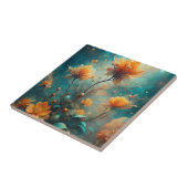 Pretty Orange Flowers  タイル (側面)