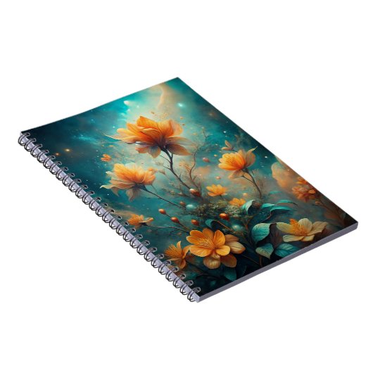 Pretty Orange Flowers  ノートブック (右側)