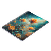 Pretty Orange Flowers  ノートブック (左側)