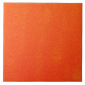 Pretty Orange Sparkly Mess タイル (正面)