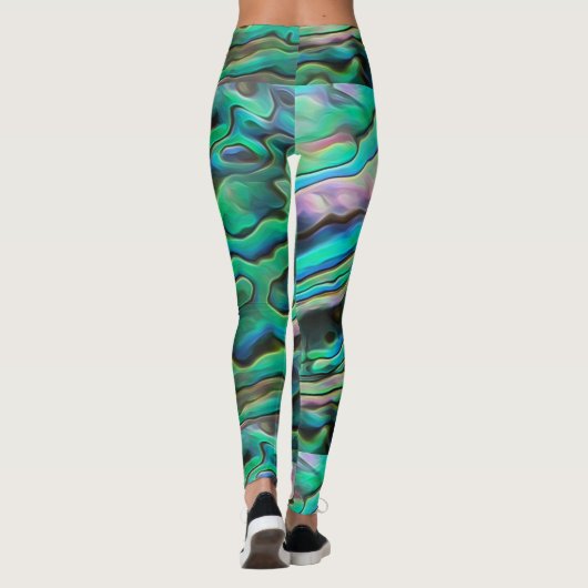 Pretty Painterly Paua Abalone Legging レギンス (裏面)