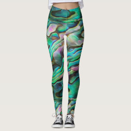 Pretty Painterly Paua Abalone Legging レギンス
