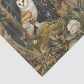 Pretty Pair of Barn Owls in the Forest Moonlight 薄葉紙 (詳細)