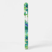 Pretty Palms Greenery | モノグラム入りイニシャル iPhoneケース (左側面)