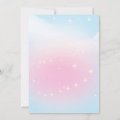 Pretty Pastel Anime Girl Quinceanera Invitation 招待状 (裏面)