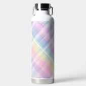 PRETTY PASTEL EASTER PLAID PATTERN ウォーターボトル (正面)