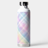 PRETTY PASTEL EASTER PLAID PATTERN ウォーターボトル (左面)