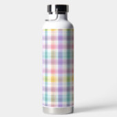 PRETTY PASTEL EASTER PLAID PATTERN ウォーターボトル (右面)