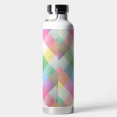 PRETTY PASTEL EASTER PLAID PATTERN ウォーターボトル (右面)