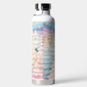 PRETTY PASTEL HOLIDAY CHRISTMAS TREES ウォーターボトル (右面)