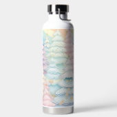 PRETTY PASTEL HOLIDAY CHRISTMAS TREES ウォーターボトル (左面)