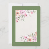 Pretty Pastel Petals 招待状 (裏面)