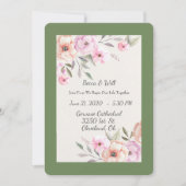 Pretty Pastel Petals 招待状 (正面)