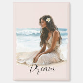 Pretty Peach Dolphin Dream マグネット (正面)