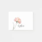 Pretty Peach Flower ポストイット (正面)