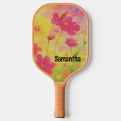 Pretty pickle ball paddle personalized ピックルボールラケット (裏面)