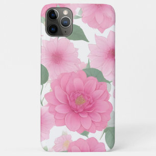 Pretty Pink エステティック フラワー セレーン フラワーチャーム iPhone 11 Pro Maxケース