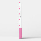 Pretty Pink 花柄 オーダーメイド iPhone ケース Case-Mate iPhoneケース (裏面 / 左)