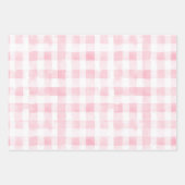 Pretty Pink 青 白 ストライプ プライド シャワー ラッピングペーパーシート (正面3)