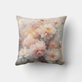 Pretty Pink and White Flowers  クッション (裏面)