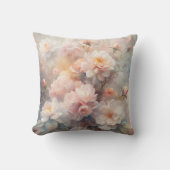 Pretty Pink and White Flowers  クッション (正面)