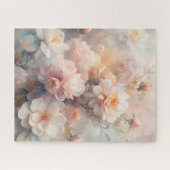 Pretty Pink and White Flowers  ジグソーパズル (横)