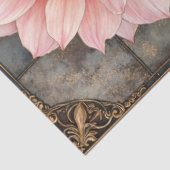Pretty Pink And White Stained Glass Decoupage Art 薄葉紙 (詳細)