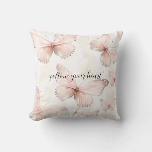 Pretty Pink Butterflies   クッション (正面)