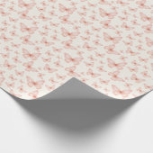 Pretty pink butterflies ラッピングペーパー (角)