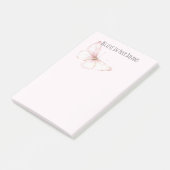 Pretty Pink Butterfly Believe in Dreams ポストイット (アングル)