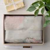 Pretty Pink Cat and Lines Illustrated on Parchment 薄葉紙 (ギフト)