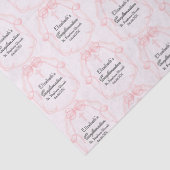 Pretty Pink Confirmation Party Personalized 薄葉紙 (詳細)