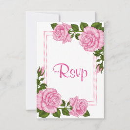 Pretty Pink Corner Bouquets RSVP
