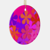 Pretty Pink Daisy >ラウンドオーナメント セラミックオーナメント (右)