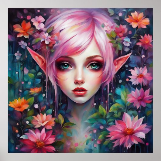 Pretty Pink Elf  Poster ポスター (正面)